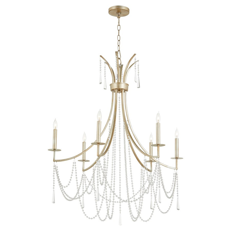 Malin Chandelier, Antique Silver