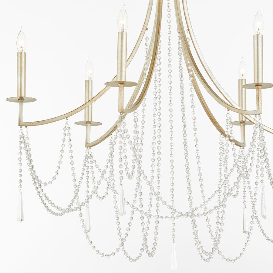 Malin Chandelier, Antique Silver