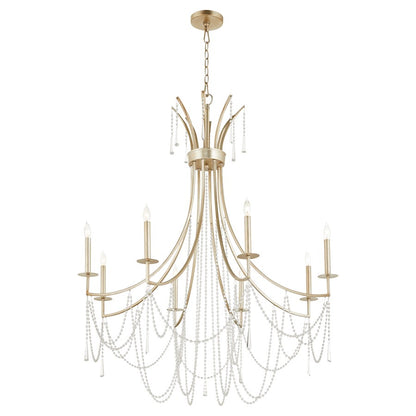 Malin Chandelier, Antique Silver