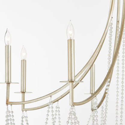 Malin Chandelier, Antique Silver