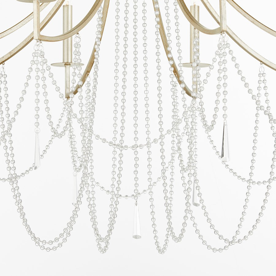 Malin Chandelier, Antique Silver