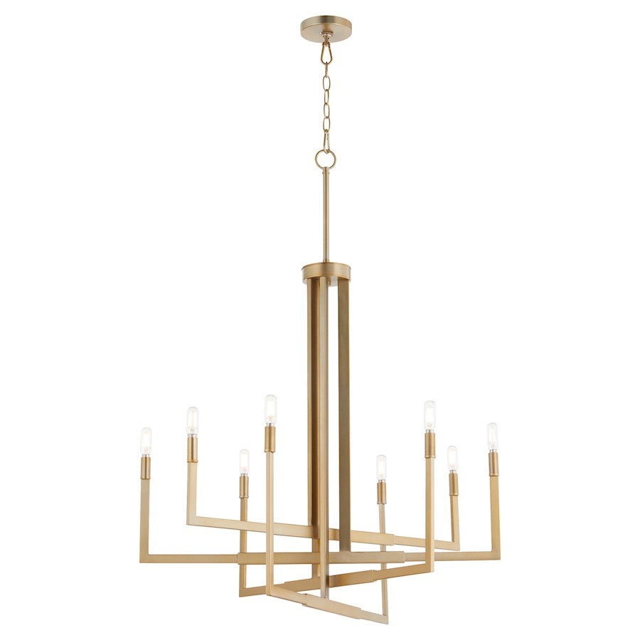 Bolero Chandelier, Aged Brass