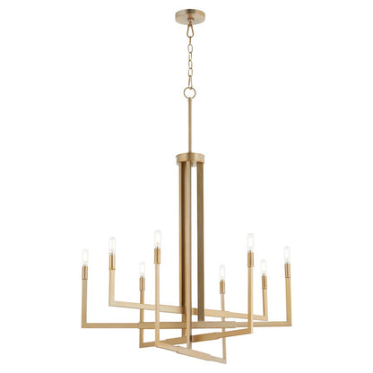 Bolero Chandelier, Aged Brass