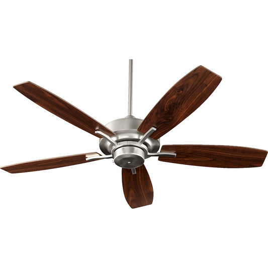 Quorum Soho Ceiling Fan, Satin Nickel 