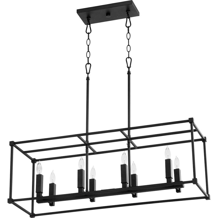 Quorum Olympus 8 Light Pendant, Noir - 656-8-69