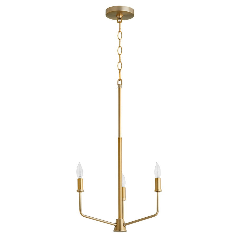 Harmony Chandelier, Aged Brass