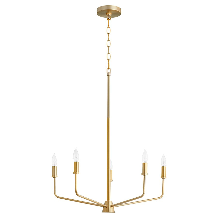 Harmony Chandelier, Aged Brass