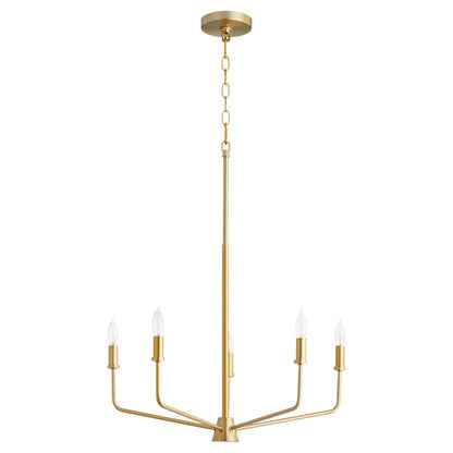 Harmony Chandelier, Aged Brass