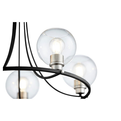 Clarion Chandelier, Noir