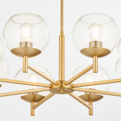 Lyon Chandelier, Aged Brass