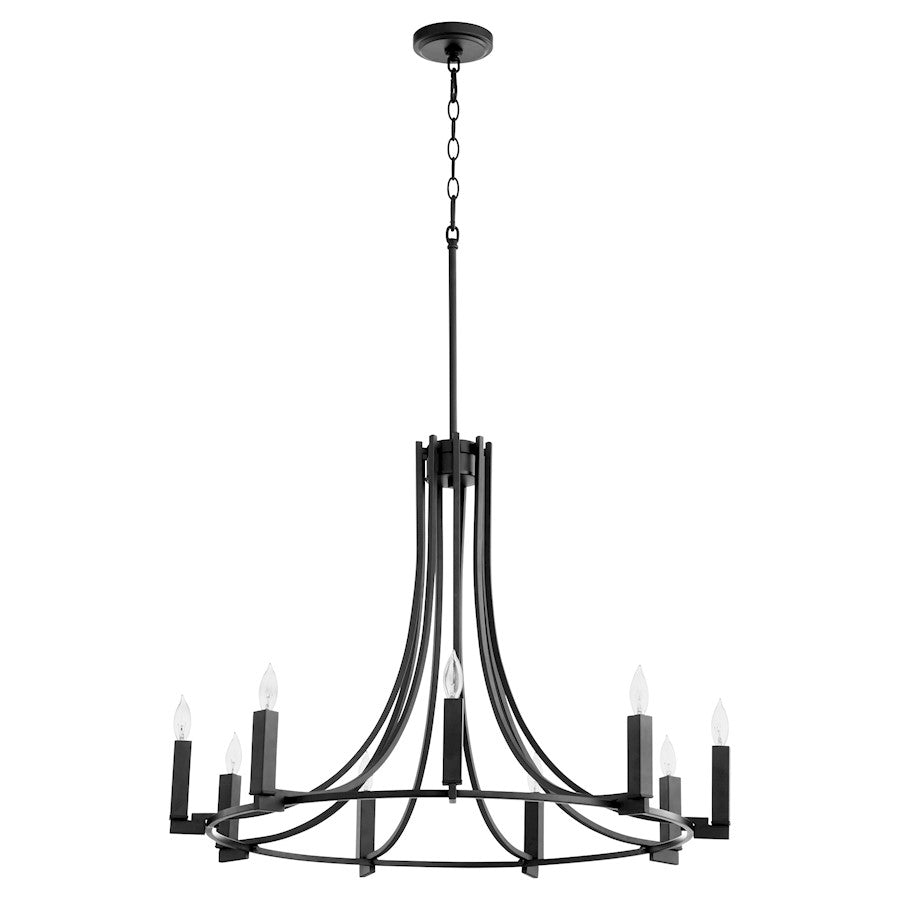 Quorum Olympus 9 Light Chandelier, Noir - 696-9-69