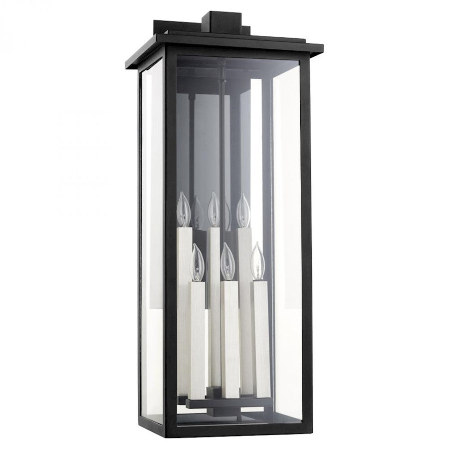 Quorum Westerly Large 6 Light Outdoor Lantern, Noir - 7027-6-69