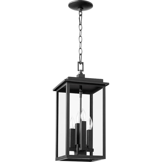 Quorum Westerly 4 Light Pendant, Noir - 7028-4-69