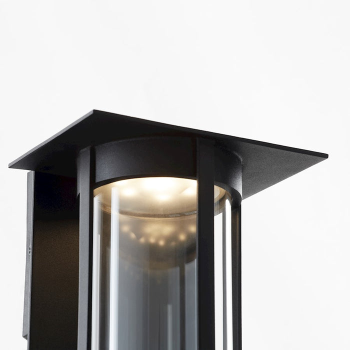 Quorum Abram Outdoor Lantern, Textured Black