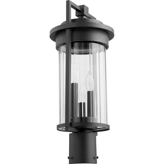 Quorum Dimas 3 Light Post, Noir