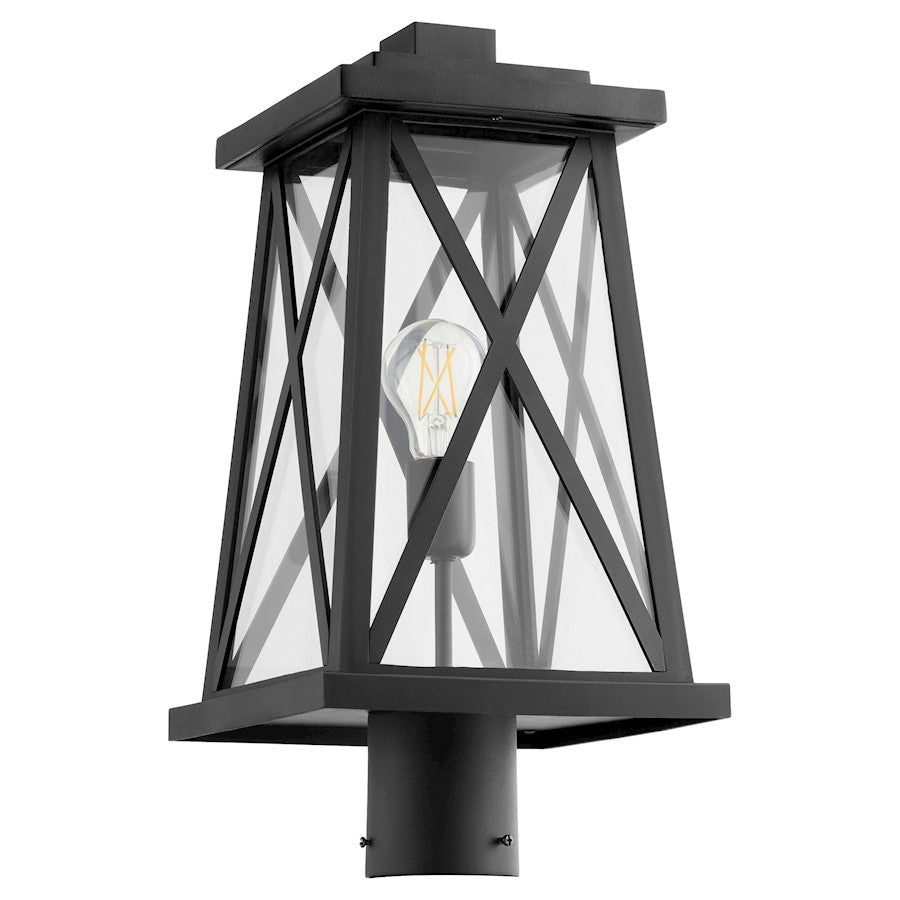 Quorum Artesno 16" Post, Textured Black 727-16-69