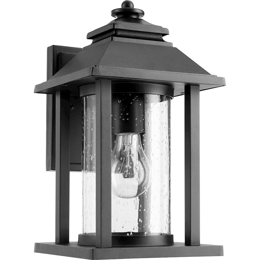 Quorum Crusoe 1 Light Outdoor Lantern, Noir