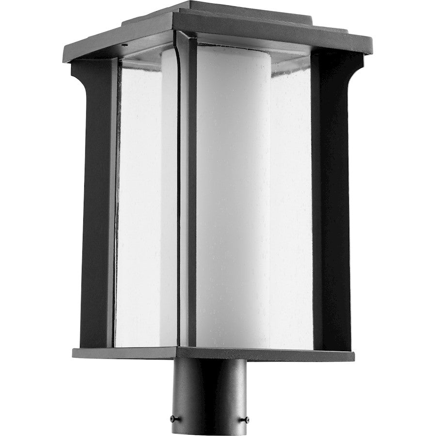 Quorum Garrett 1 Light Post, Noir