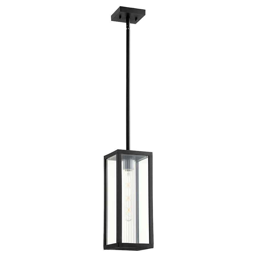 Quorum Parks 1 Light 15" Pendant, Noir - 748-15-69