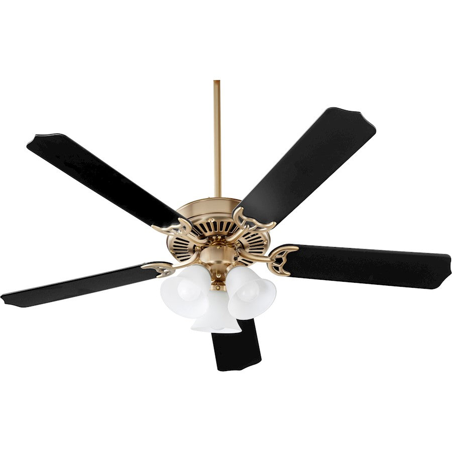 Quorum Capri X 3 LED Satin Opal Ceiling Fan