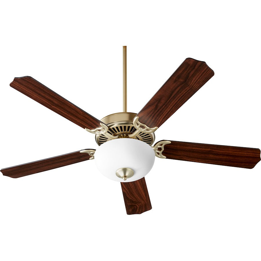 Quorum Capri X 3 LED Satin Opal Ceiling Fan