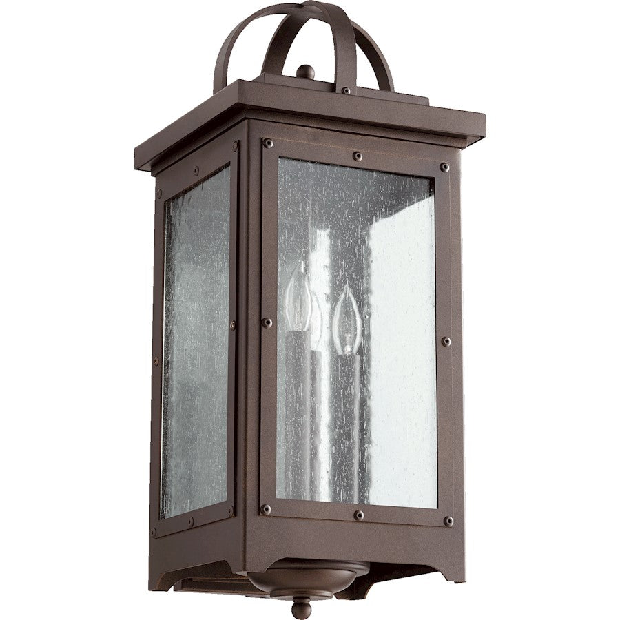 Quorum Riverdale Outdoor Lantern, Oiled Bronze