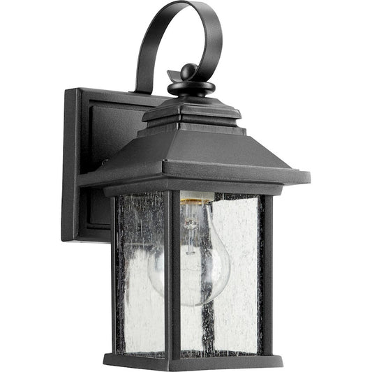 Quorum Pearson 1 Light Outdoor Lantern, Noir