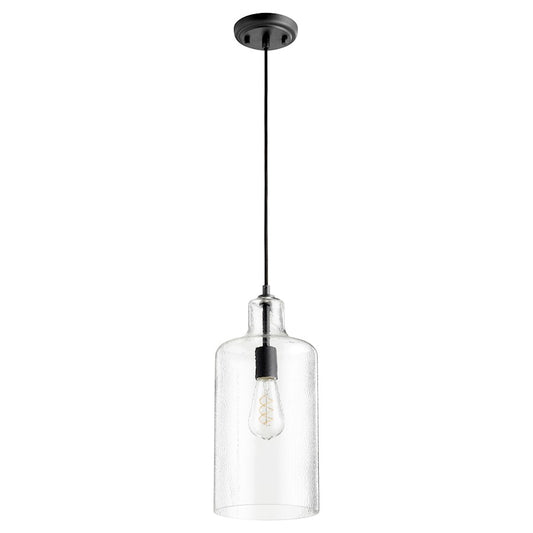 Quorum 1 Light 7" Pendant, Noir - 8141-69