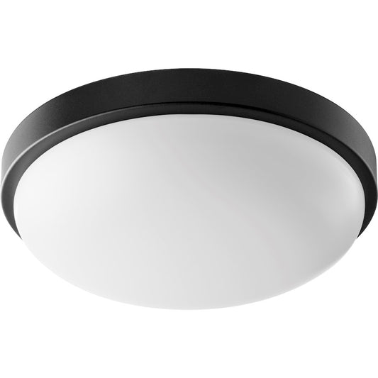 Quorum LED Round Ceiling Mount, Noir