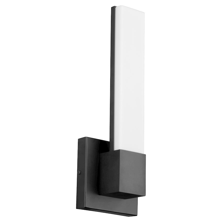 Quorum LED 9W Wall Sconce, Matte Black 913-59