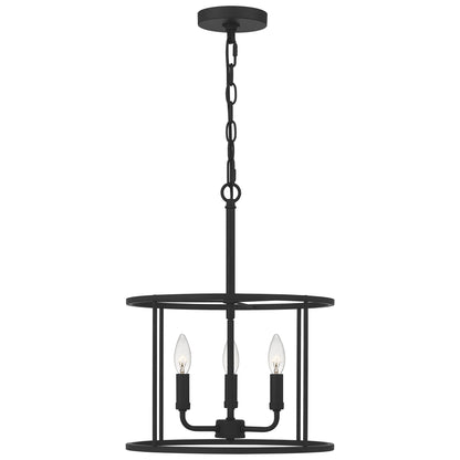 Quoizel Abner 3 Light Pendant, Aged Brass - ABR2814AB