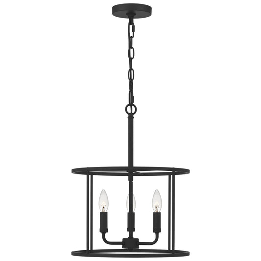 Quoizel Abner 3 Light Pendant, Aged Brass - ABR2814AB