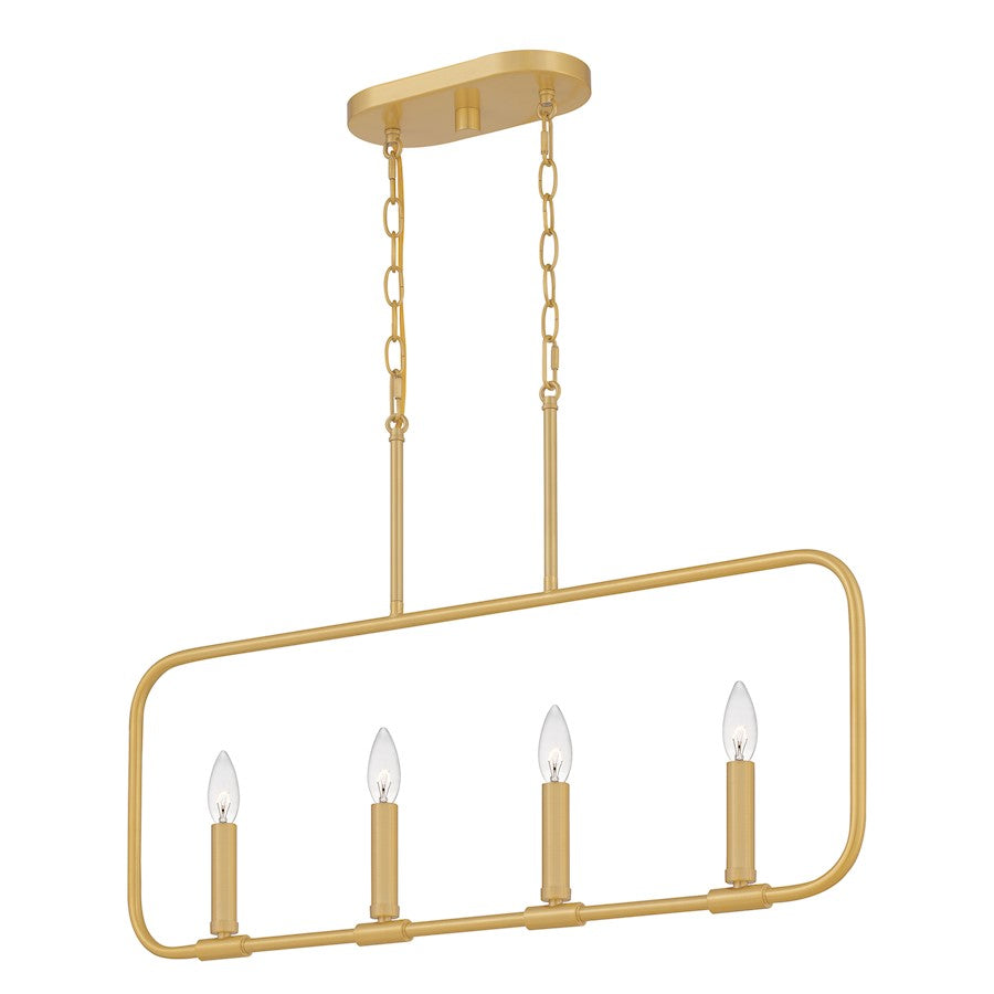 Quoizel Abner 4 Light Island Chandelier