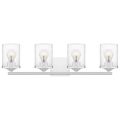 Quoizel Abner 4 Light Bath Light, Polished Chrome - ABR8628C