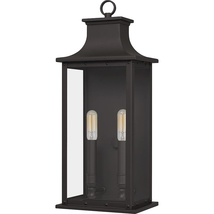 Quoizel Abernathy 2 Light Outdoor Wall Mount, Old Bronze - ABY8408OZ