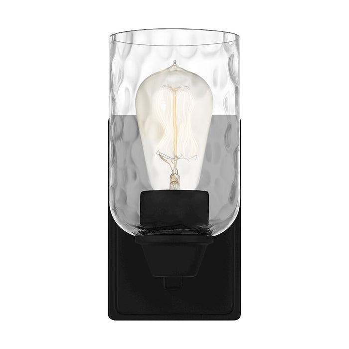 Quoizel Acacia 1 Light Wall Sconce, Clear Water