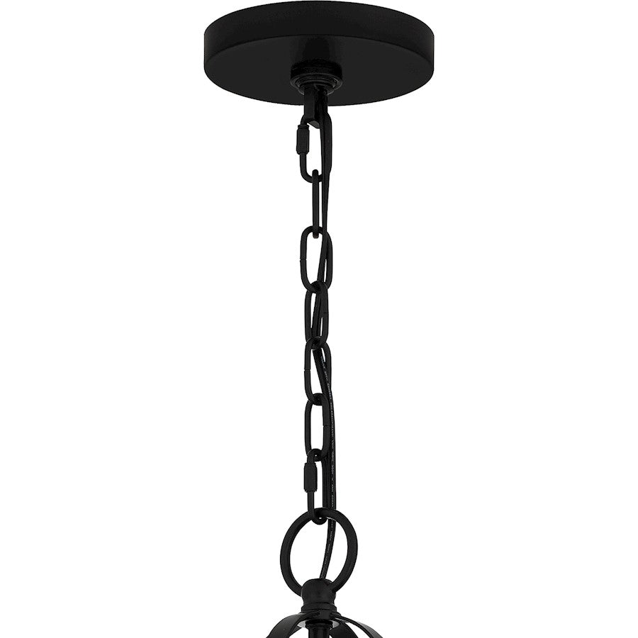 Quoizel Adelaide Chandelier, Matte Black