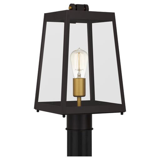 Quoizel Amberly Grove 1 Light 15" Outdoor Lantern, Bronze/Clear - AMBL9008WT