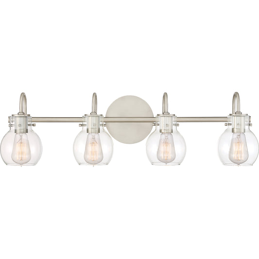 Quoizel Andrews Bath Light, Antique Nickel