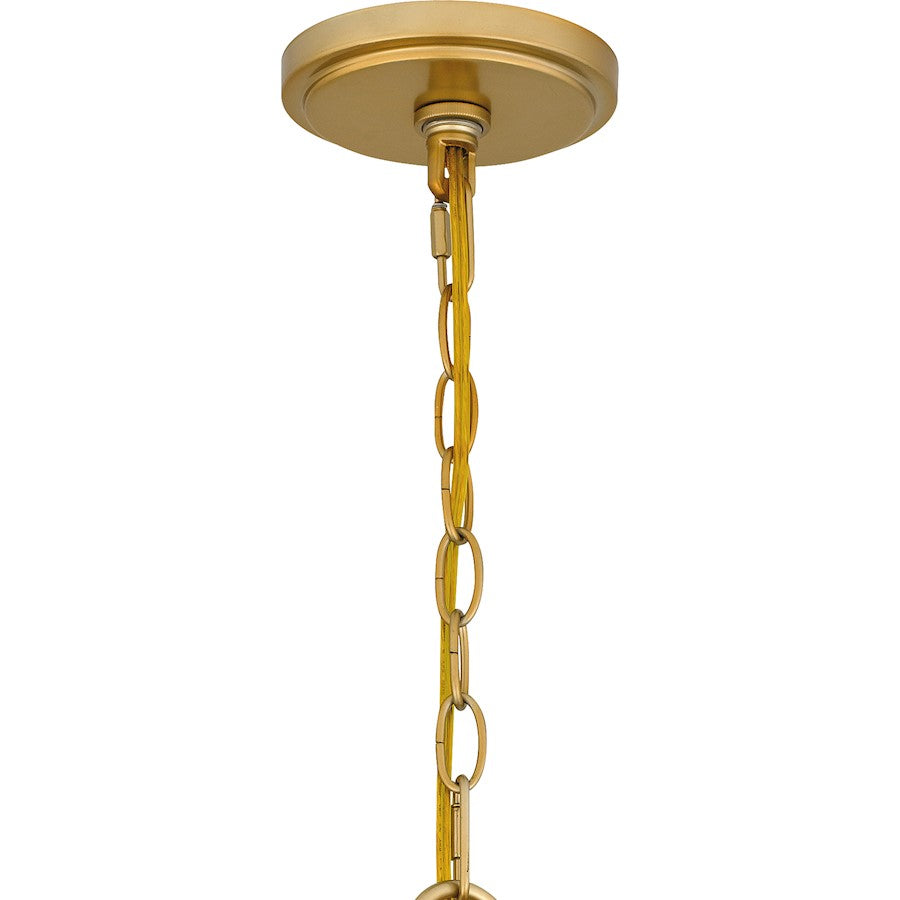 Quoizel Aspyn 5 Light Chandelier, Light Gold