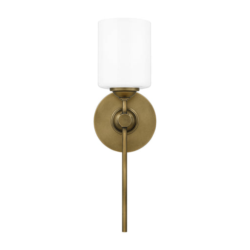 Quoizel Aria 1 Light Wall Sconce, Brushed Nickel/Clear - ARI8605BN