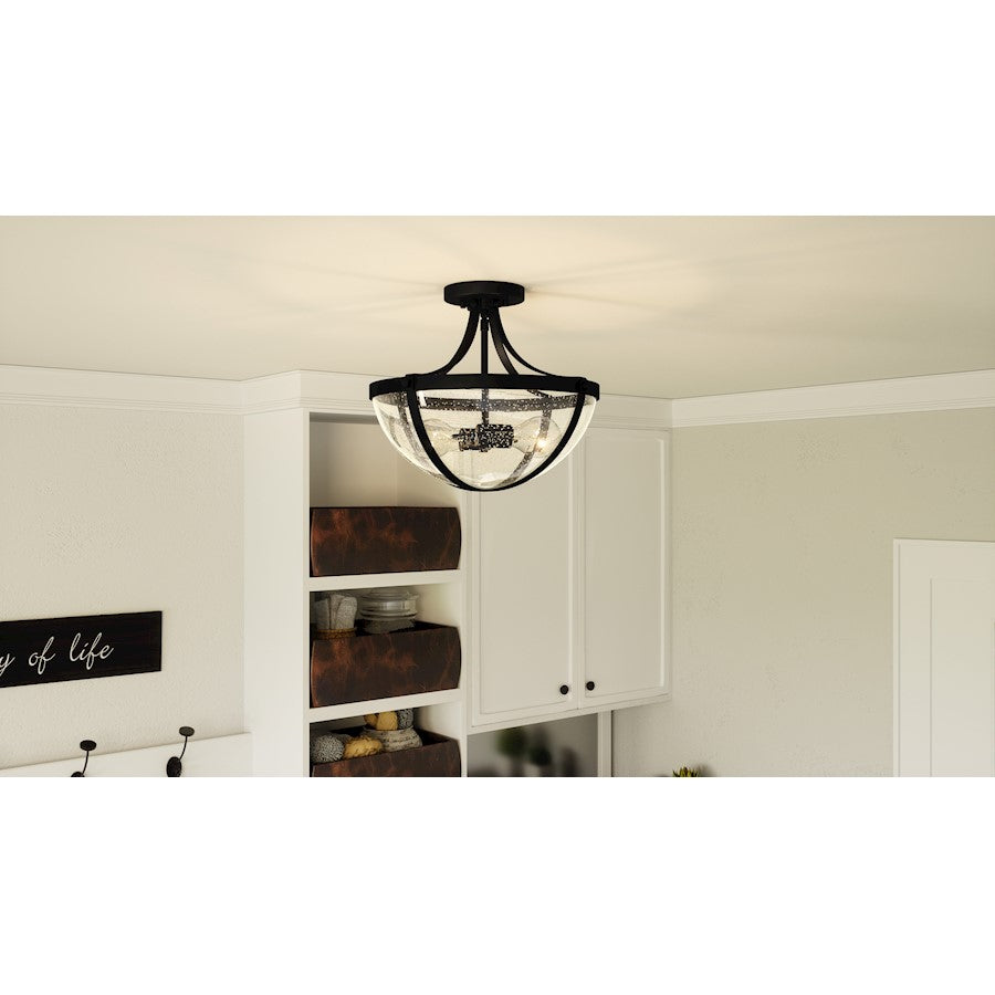 Quoizel Antebellum 2 Light Semi-Flush Mount