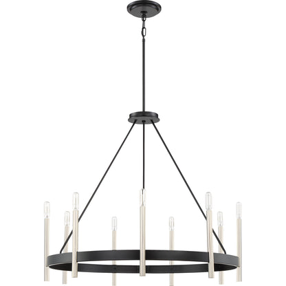 Quoizel Anthem Chandelier, Mystic Black