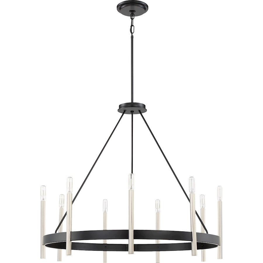 Quoizel Anthem Chandelier, Mystic Black