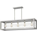 Quoizel Awendaw Linear 5 Light Chandelier, Antique Nickel - AWD540AN