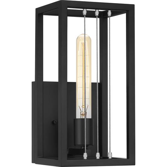 Quoizel Awendaw 1 Light Wall Sconce, Matte Black - AWD8606MBK