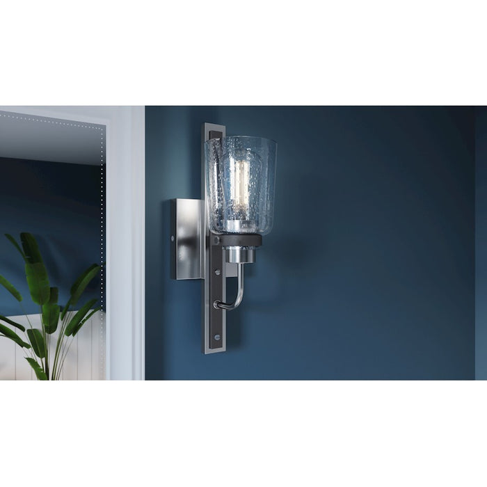 Quoizel Axel 1 Light Wall Sconce, Brushed Nickel