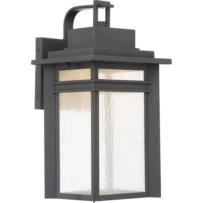 Quoizel Beacon Outdoor Lantern, Stone Black