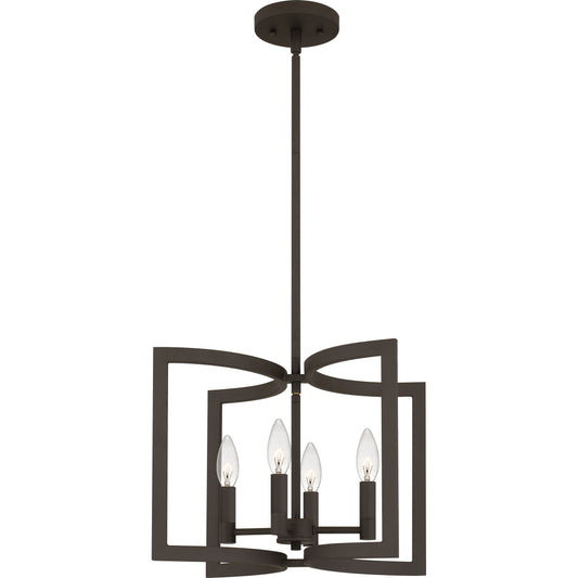 Quoizel Beaufain 1 Light Mini Pendant, Old Bronze - BEU1506OZ