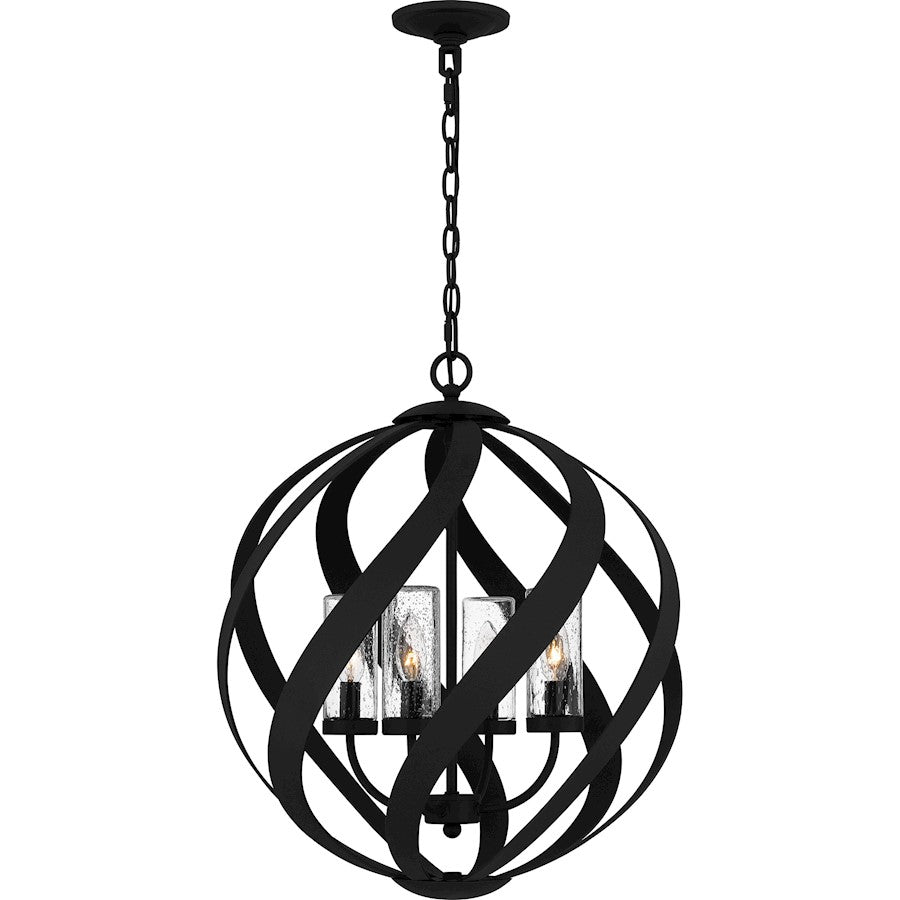 4 Light Pendant, Earth Black